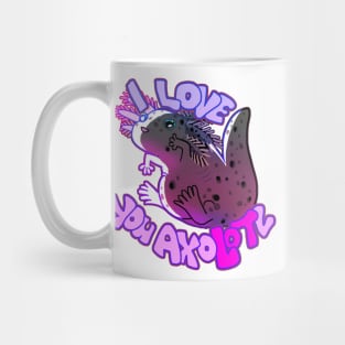 I LOVE YOU AXOLOTL thicc mud puppy t-shirt Mug